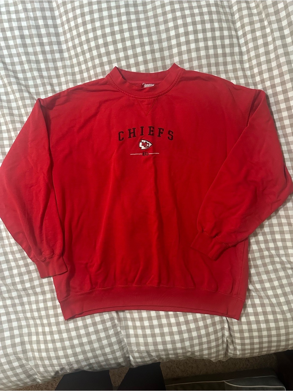 Vintage Chiefs Embroidered Crewneck